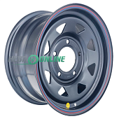 Штампованный диск Off Road Wheels ВАЗ Нива 6.5x15 5x139.7 ET 35 Dia 98.5 (черный)