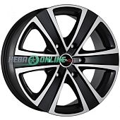 Литой диск Mak Stone 6 8.5x20 6x114.3 ET 30 Dia 66.1 (чёрный глянцевый с полированной лицевой частью)