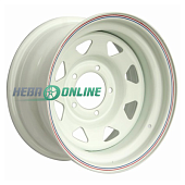 Штампованный диск Off Road Wheels УАЗ 8x16 5x139.7 ET -19 Dia 110 (белый)